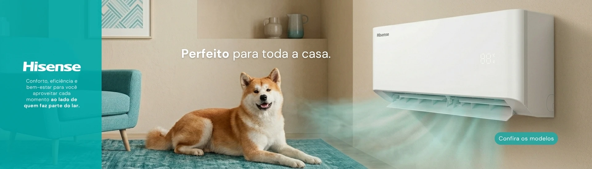 Chegaram os Ar-Condicionados HISENSE