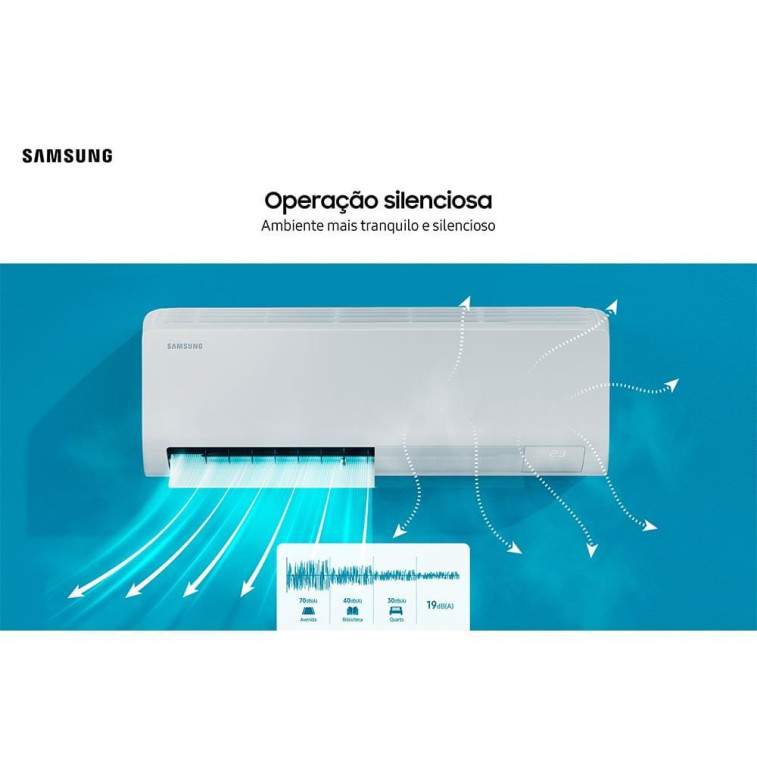 Imagem do produto Ar Condicionado Split Hi Wall Samsung Ultra Ai Inverter 9000 BTUS Frio 220V R-32 Imagem do produto Ar Condicionado Split Hi Wall Samsung Ultra Ai Inverter 9000 BTUS Frio 220V R-32