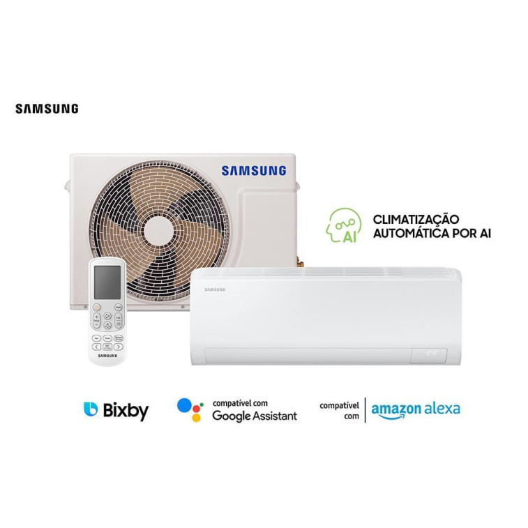 Imagem do produto Ar Condicionado Split Hi Wall Samsung Ultra Ai Inverter 9000 BTUS Frio 220V R-32 Imagem do produto Ar Condicionado Split Hi Wall Samsung Ultra Ai Inverter 9000 BTUS Frio 220V R-32