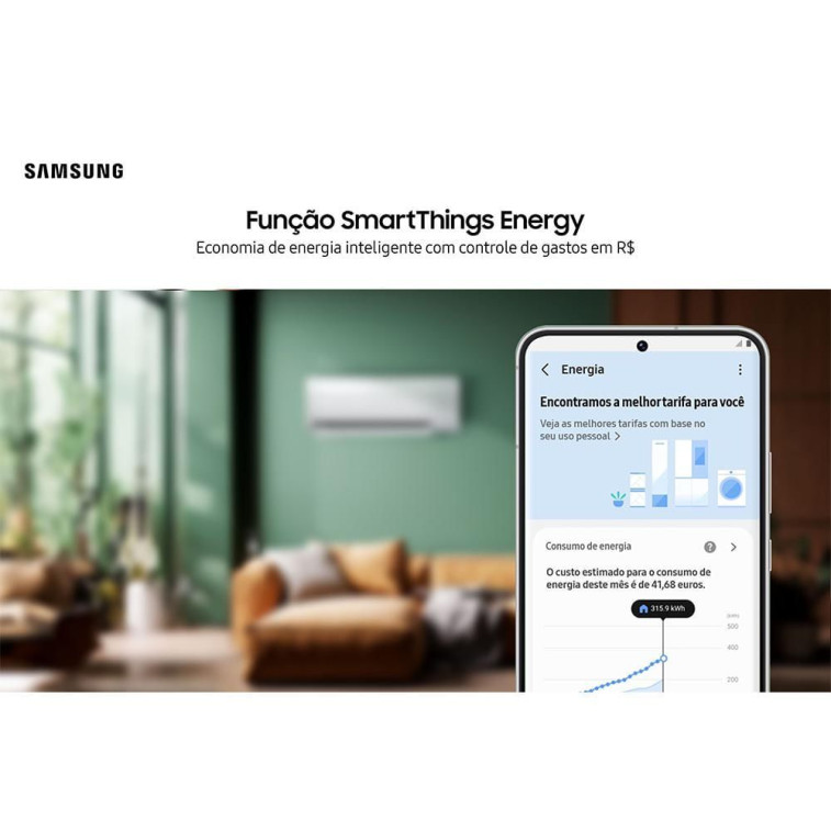 Imagem do produto Ar Condicionado Split Hi Wall Samsung Ultra Ai Inverter 9000 BTUS Frio 220V R-32 Imagem do produto Ar Condicionado Split Hi Wall Samsung Ultra Ai Inverter 9000 BTUS Frio 220V R-32