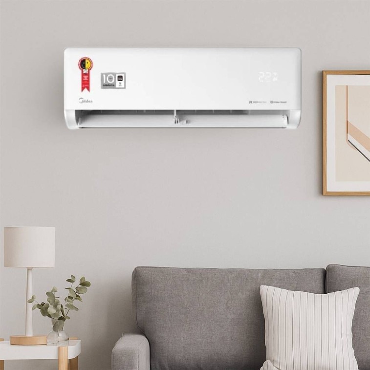 Imagem do produto Ar Condicionado Split Inverter Midea AI Ecomaster 12000 BTUs Quente e Frio 220V 38EZVQA12M5 Imagem do produto Ar Condicionado Split Inverter Midea AI Ecomaster 12000 BTUs Quente e Frio 220V 38EZVQA12M5