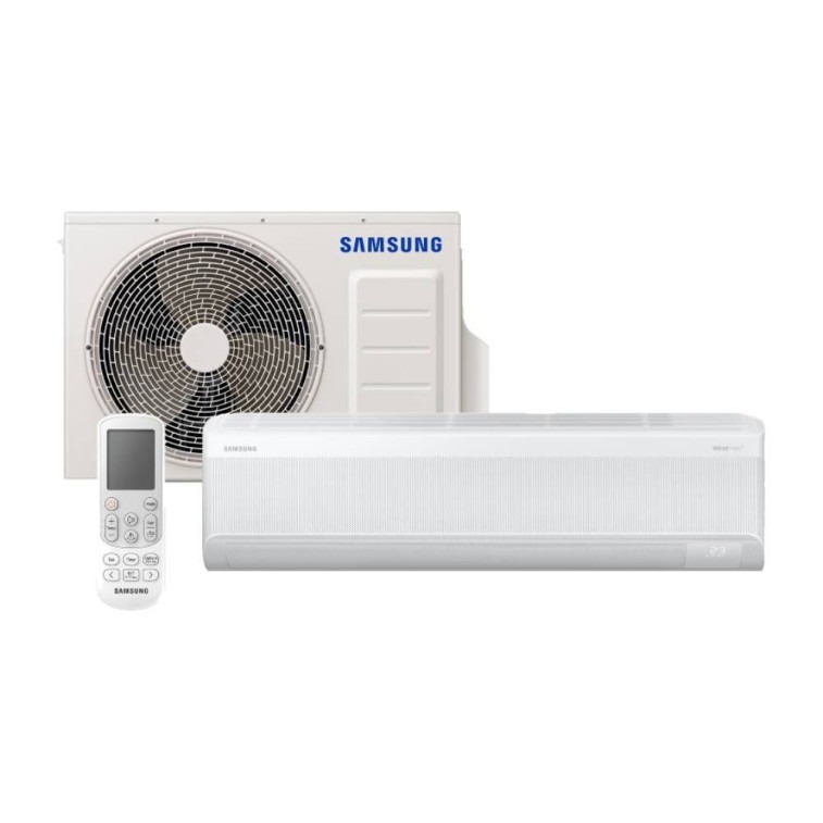 Imagem do produto Ar Condicionado Split Inverter Samsung WindFree AI 18000 BTUs Frio 220V AR18DYFAAWKXAZ Imagem do produto Ar Condicionado Split Inverter Samsung WindFree AI 18000 BTUs Frio 220V AR18DYFAAWKXAZ