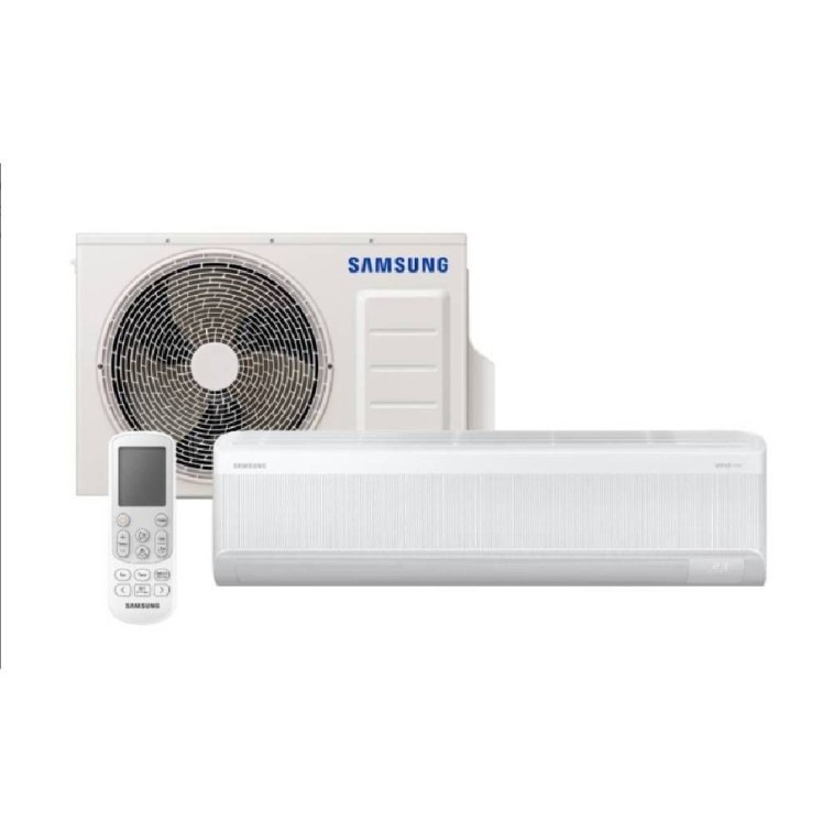 Imagem do produto Ar Condicionado Split Inverter Samsung WindFree AI 24000 BTUs Frio 220V AR24DYFAAWKXAZ Imagem do produto Ar Condicionado Split Inverter Samsung WindFree AI 24000 BTUs Frio 220V AR24DYFAAWKXAZ