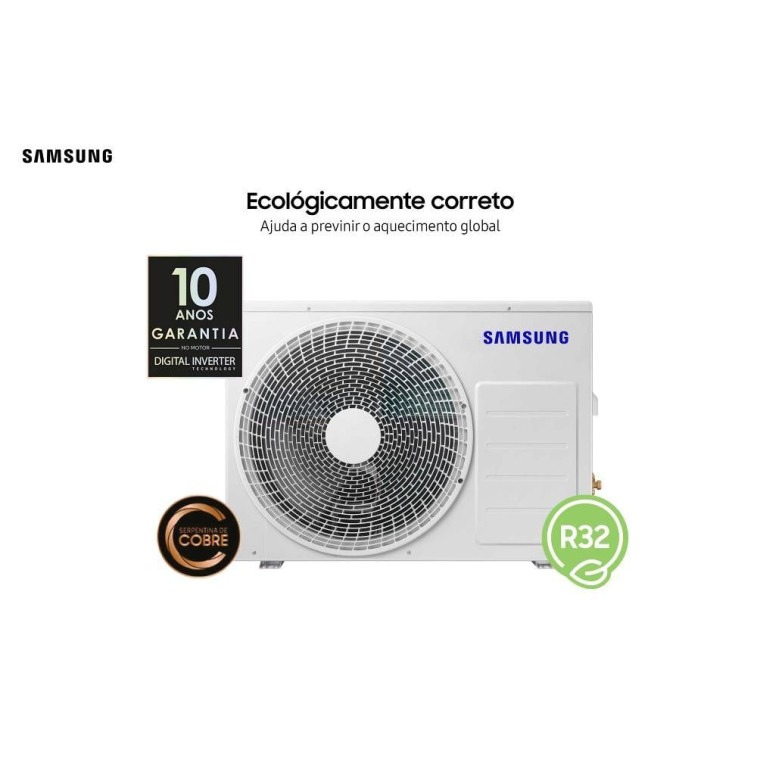 Imagem do produto Ar Condicionado Split Inverter Samsung WindFree AI 24000 BTUs Quente-Frio 220V AR24DXFAAWKXAZ Imagem do produto Ar Condicionado Split Inverter Samsung WindFree AI 24000 BTUs Quente-Frio 220V AR24DXFAAWKXAZ