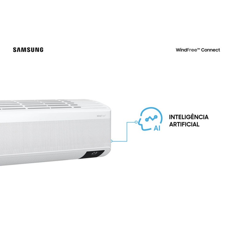 Imagem do produto Ar Condicionado Split Inverter Samsung WindFree Connect 22000 BTUS Frio 220V AR24BVFAAWKXAZ Imagem do produto Ar Condicionado Split Inverter Samsung WindFree Connect 22000 BTUS Frio 220V AR24BVFAAWKXAZ