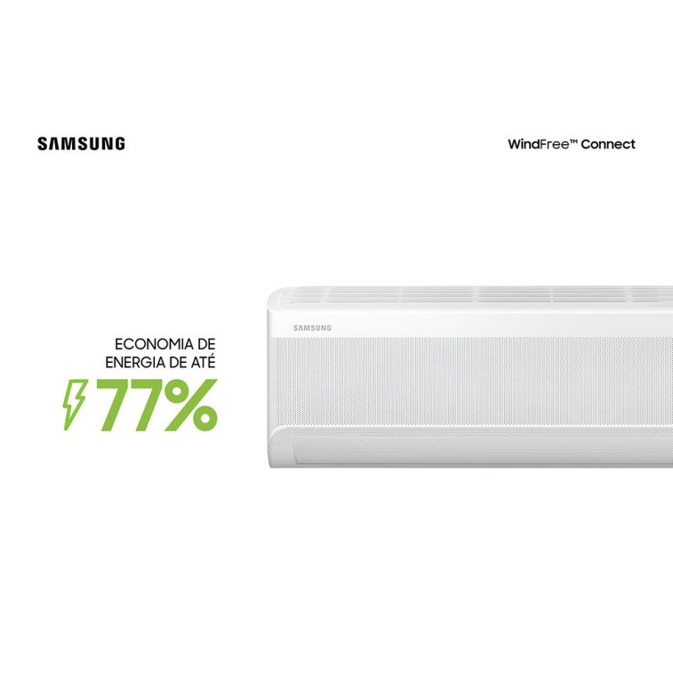Imagem do produto Ar Condicionado Split Inverter Samsung WindFree Connect 22000 BTUS Frio 220V AR24BVFAAWKXAZ Imagem do produto Ar Condicionado Split Inverter Samsung WindFree Connect 22000 BTUS Frio 220V AR24BVFAAWKXAZ