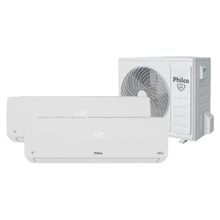 Ar Condicionado Bi Split Philco 18000 BTUs (HW 09K+12K) Quente e Frio Inverter 220V R32 (PAC18QW) Ar Condicionado Bi Split Philco 18000 BTUs (HW 09K+12K) Quente e Frio Inverter 220V R32 (PAC18QW)