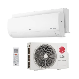 Ar Condicionado Multi Split Inverter R-32 Dual Inverter Voice +AI LG 16.000 BTUs (1 Evap 9.000 e 1 Evap 12.000) Frio 220V Ar Condicionado Multi Split Inverter R-32 Dual Inverter Voice +AI LG 16.000 BTUs (1 Evap 9.000 e 1 Evap 12.000) Frio 220V