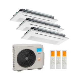Ar Condicionado Multi Split Midea 36000 BTUS 3x Evap Cassete 12000 Quente e Frio 220V Ar Condicionado Multi Split Midea 36000 BTUS 3x Evap Cassete 12000 Quente e Frio 220V
