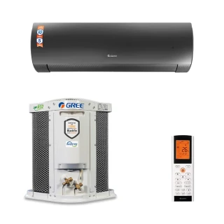 Ar Condicionado Split Hi Wall Gree G-Diamond Inverter 24000 BTUS Quente e Frio 220V Preto