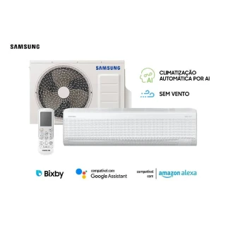 Ar Condicionado Split Inverter Samsung WindFree AI 18000 BTUs Frio 220V AR18DYFAAWKXAZ Ar Condicionado Split Inverter Samsung WindFree AI 18000 BTUs Frio 220V AR18DYFAAWKXAZ