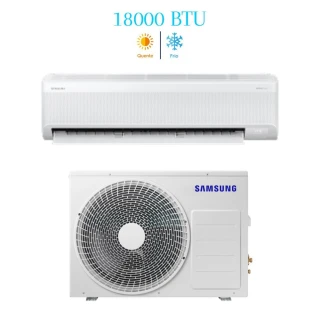 Ar Condicionado Split Inverter Samsung WindFree AI 18000 BTUs Quente e Frio 220V AR60F18C1AWXAZ Ar Condicionado Split Inverter Samsung WindFree AI 18000 BTUs Quente e Frio 220V AR60F18C1AWXAZ