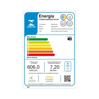 Ar Condicionado Split Inverter Samsung WindFree AI 18000 BTUs Quente e Frio 220V AR60F18C1AWXAZ Ar Condicionado Split Inverter Samsung WindFree AI 18000 BTUs Quente e Frio 220V AR60F18C1AWXAZ
