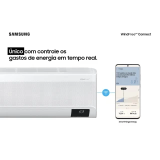 Ar Condicionado Split Inverter Samsung WindFree Connect 22000 BTUS Frio 220V AR24BVFAAWKXAZ Ar Condicionado Split Inverter Samsung WindFree Connect 22000 BTUS Frio 220V AR24BVFAAWKXAZ