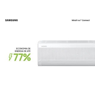 Ar Condicionado Split Inverter Samsung WindFree Connect 22000 BTUS Frio 220V AR24BVFAAWKXAZ Ar Condicionado Split Inverter Samsung WindFree Connect 22000 BTUS Frio 220V AR24BVFAAWKXAZ