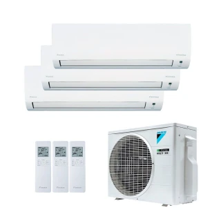 Ar Condicionado Tri Split Inverter Daikin 18.000 Btus (3x Evap 9.000) Quente E Frio 220v Ar Condicionado Tri Split Inverter Daikin 18.000 Btus (3x Evap 9.000) Quente E Frio 220v