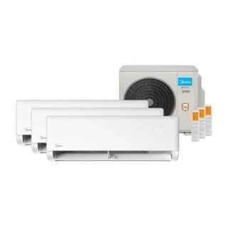 Ar Condicionado Tri Split Midea 27000 BTUs (HW 09K+12K+12K) Quente e Frio Inverter 220V R410A (38MBMTA27M5) Ar Condicionado Tri Split Midea 27000 BTUs (HW 09K+12K+12K) Quente e Frio Inverter 220V R410A (38MBMTA27M5)